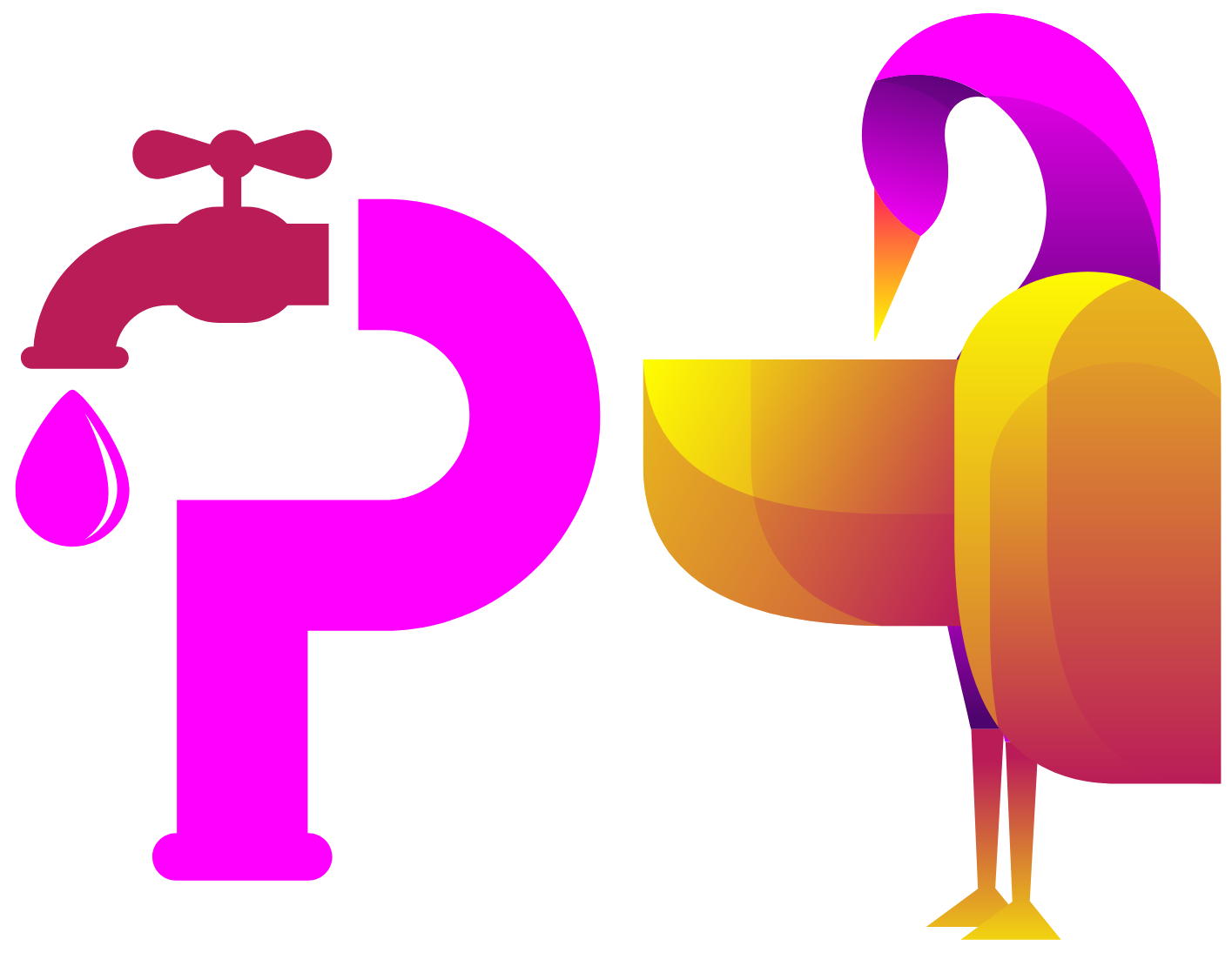 Pink Flamingo Plumbing logo